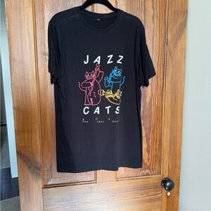 Jazz Cats Black T-Shirt